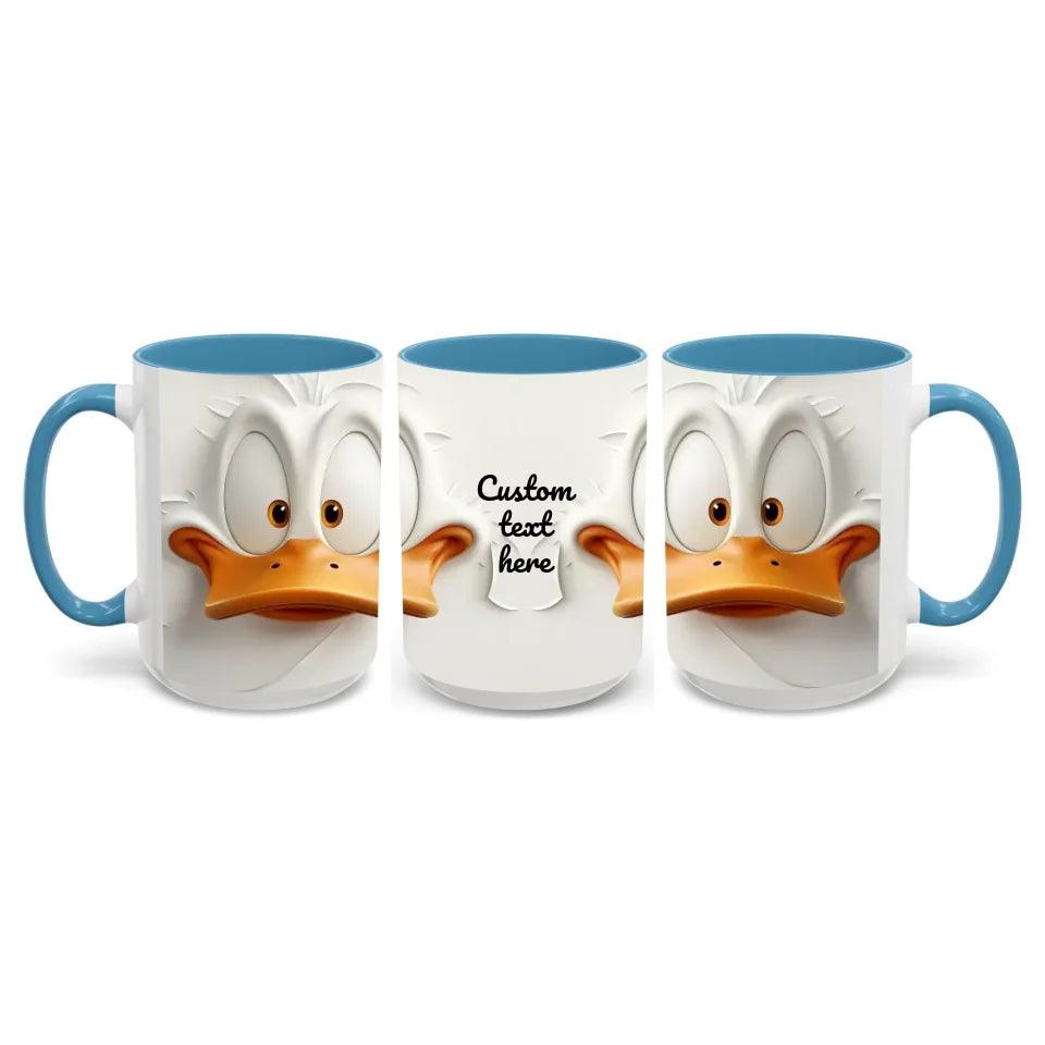 Custom Sarcastic Duck Face 3D Mug - ARTFULANE