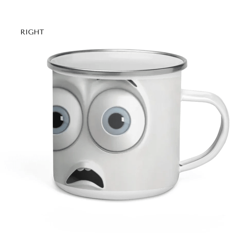 Custom 3D Surprised Face Mug - ARTFULANE