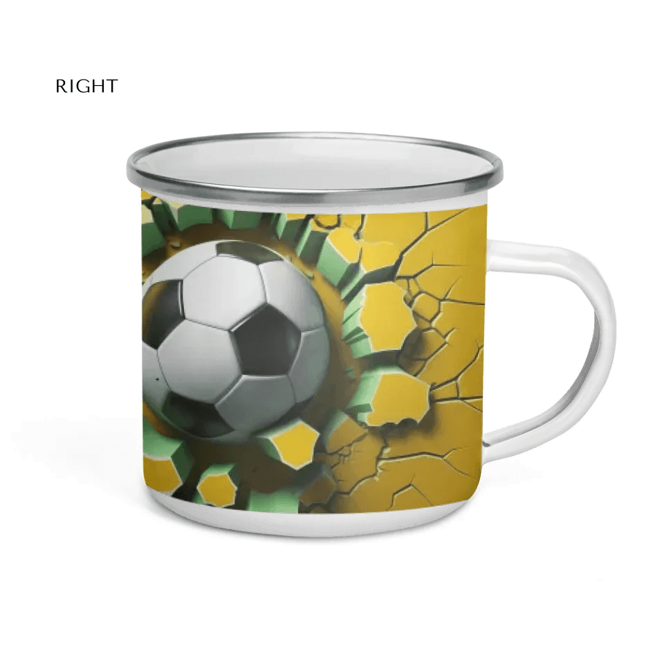 Custom 3D Soccer Ball Mug - ARTFULANE