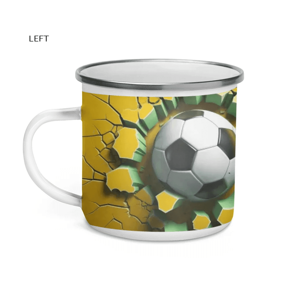 Custom 3D Soccer Ball Mug - ARTFULANE