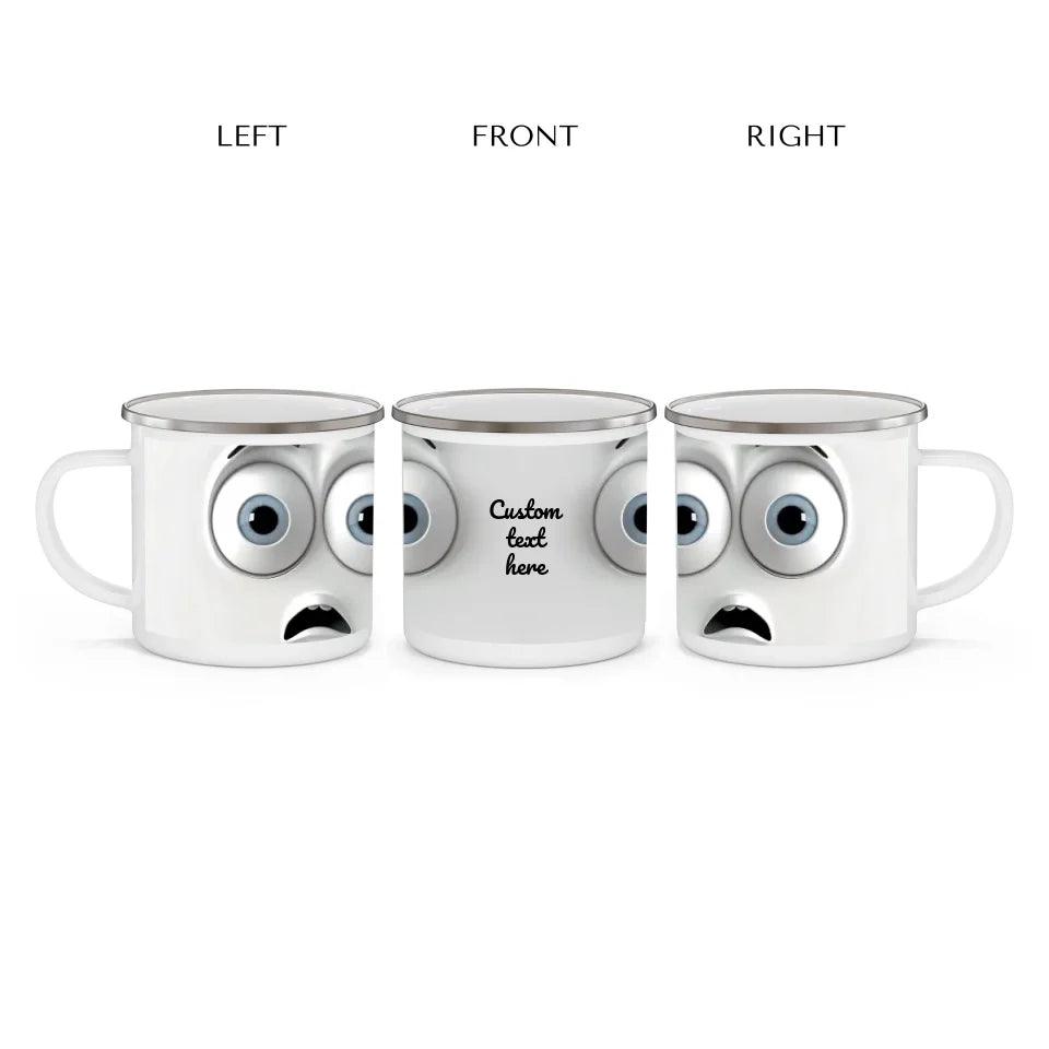 Custom 3D Surprised Face Mug - ARTFULANE