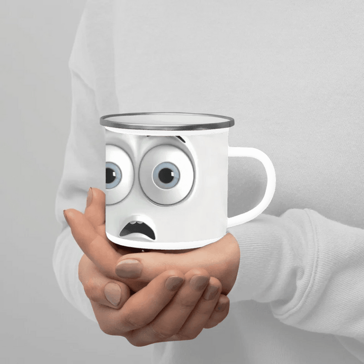 Custom 3D Surprised Face Mug - ARTFULANE