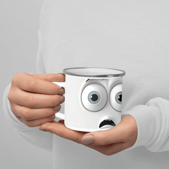 Custom 3D Surprised Face Mug - ARTFULANE