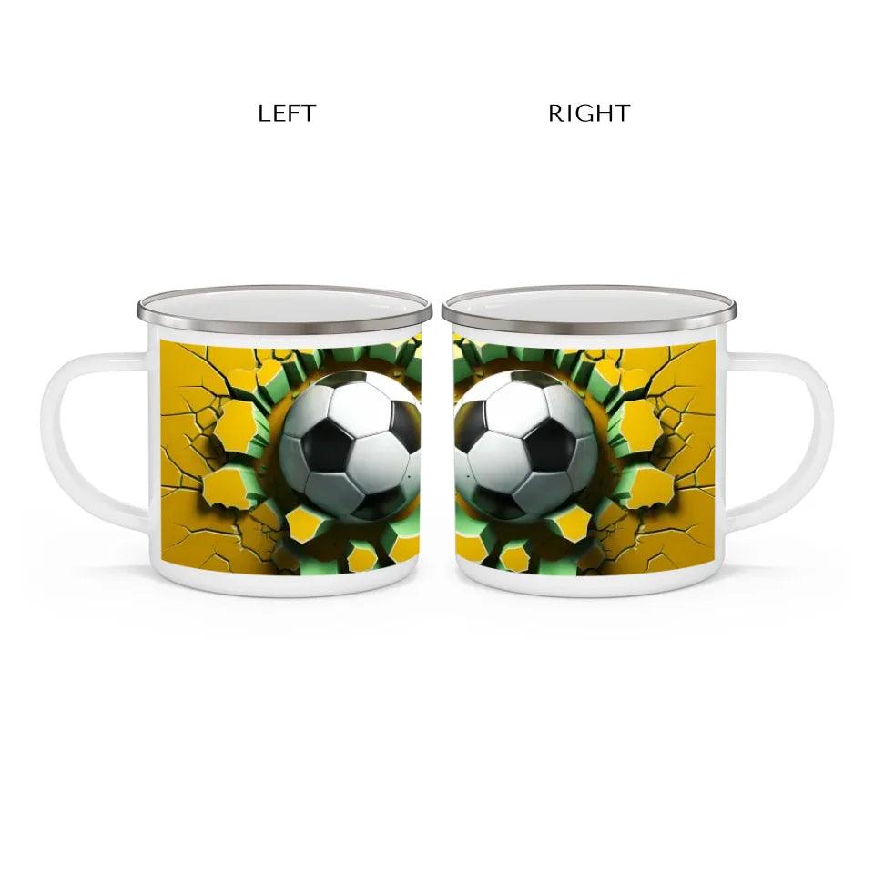 Custom 3D Soccer Ball Mug - ARTFULANE