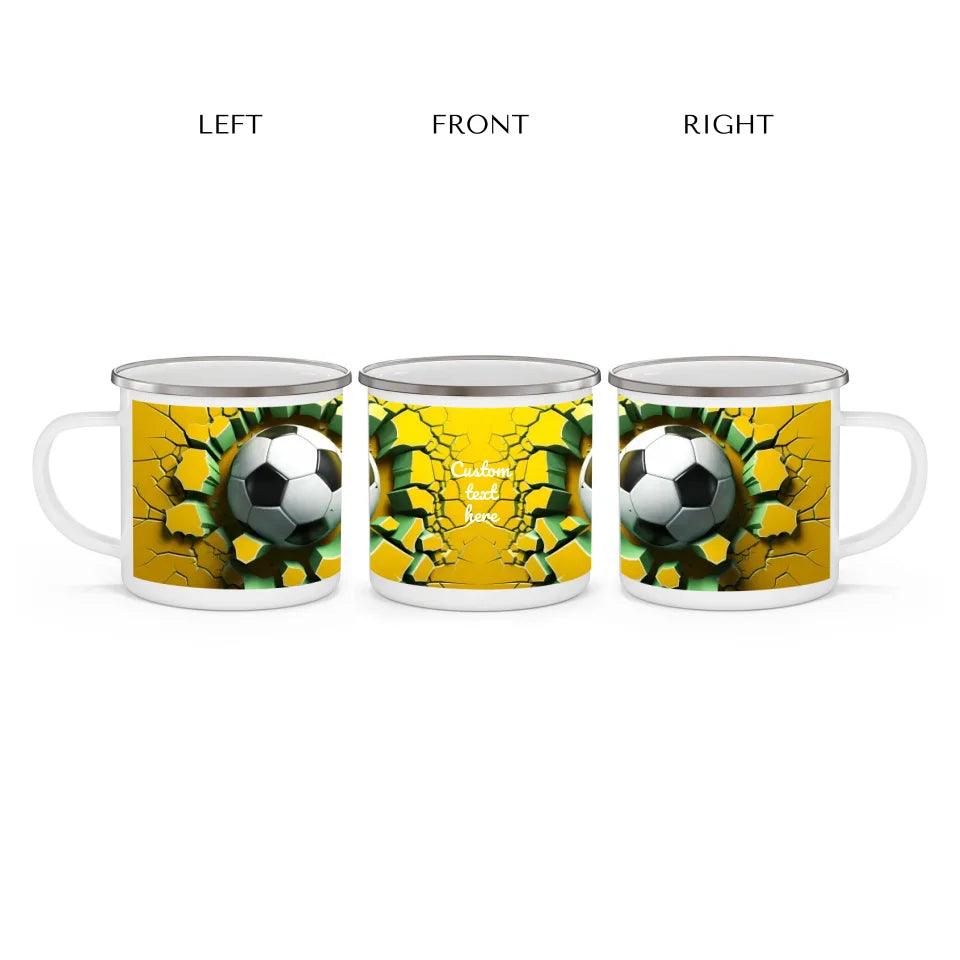 Custom 3D Soccer Ball Mug - ARTFULANE