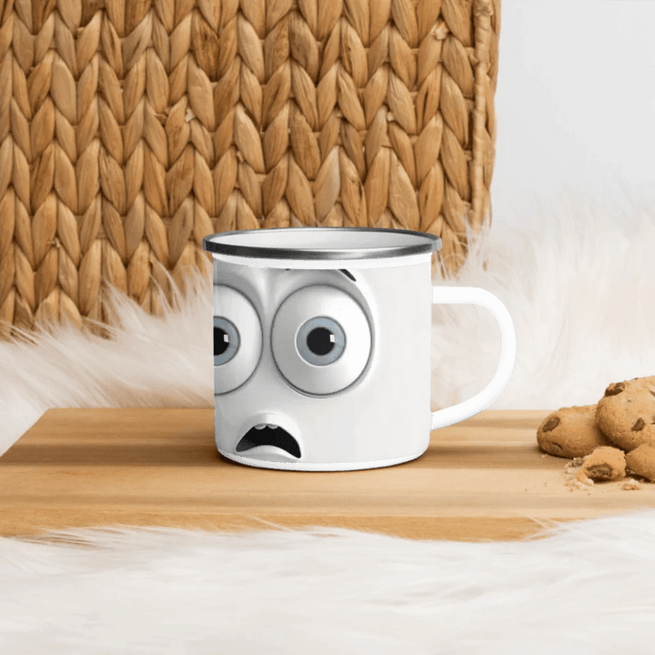 Custom 3D Surprised Face Mug - ARTFULANE