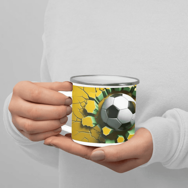 Custom 3D Soccer Ball Mug - ARTFULANE