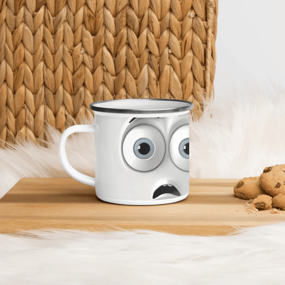 Custom 3D Surprised Face Mug - ARTFULANE