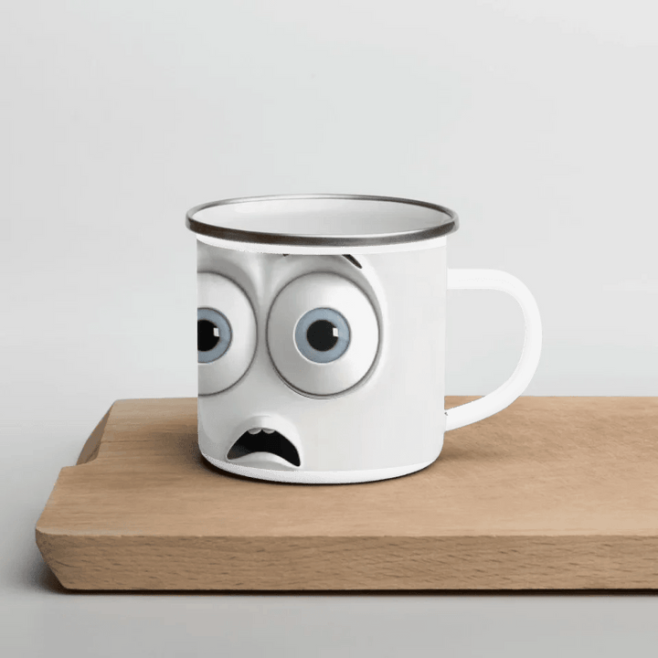 Custom 3D Surprised Face Mug - ARTFULANE