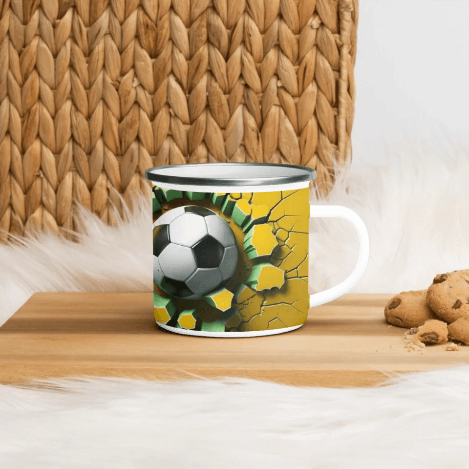 Custom 3D Soccer Ball Mug - ARTFULANE