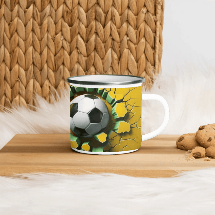 Custom 3D Soccer Ball Mug - ARTFULANE