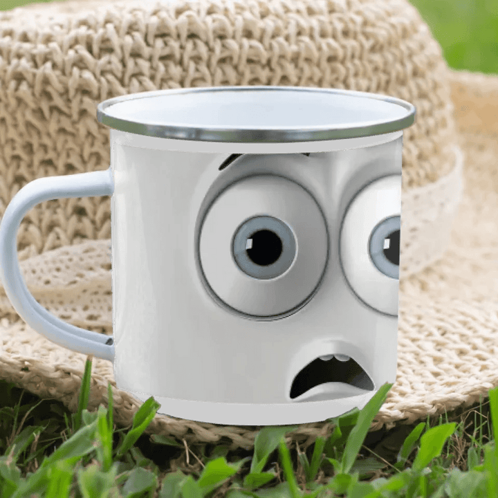 Custom 3D Surprised Face Mug - ARTFULANE