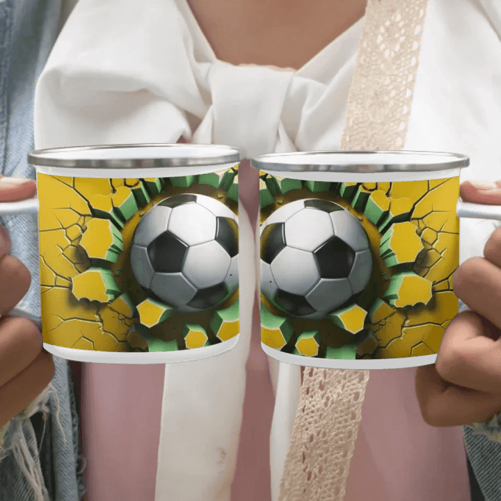 Custom 3D Soccer Ball Mug - ARTFULANE