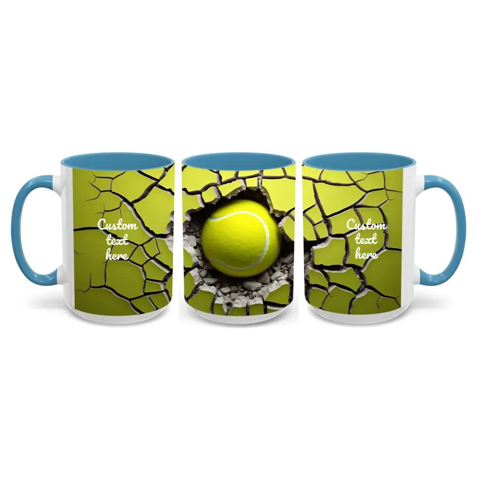 Custom 3D Tennis Ball Mug - ARTFULANE