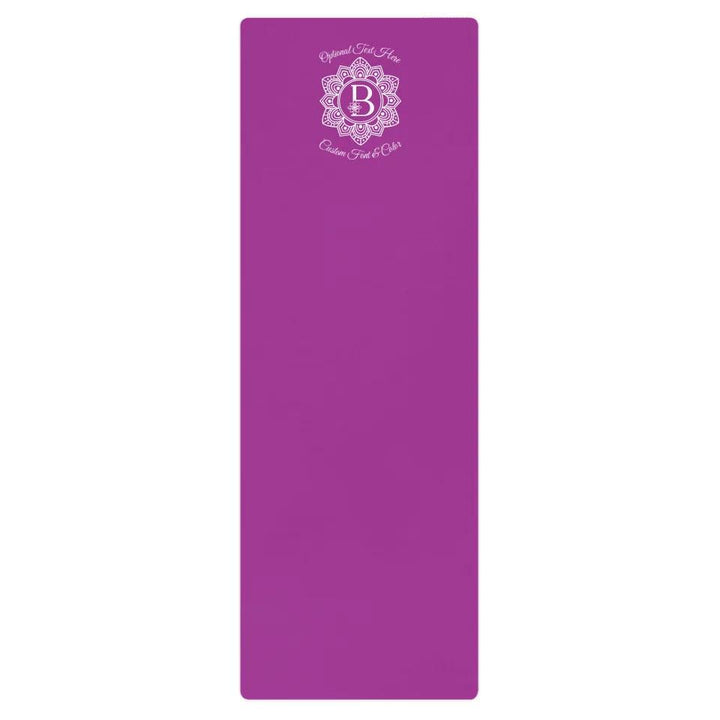 Custom Elegant Mandala Initial Yoga Mat - ARTFULANE