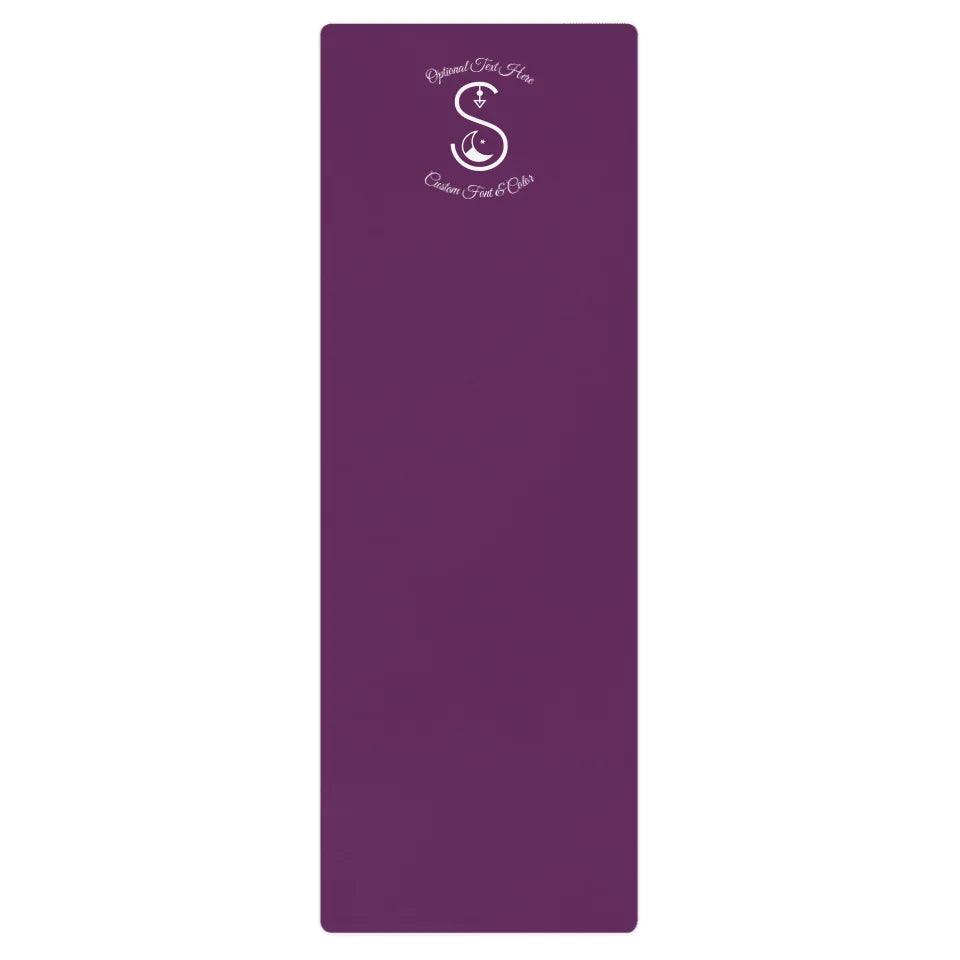 Custom Celestial Font Initial Yoga Mat - ARTFULANE