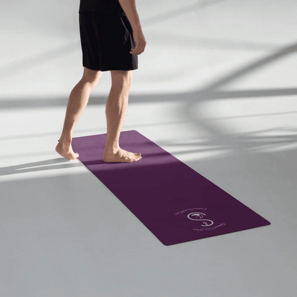 Custom Celestial Font Initial Yoga Mat - ARTFULANE