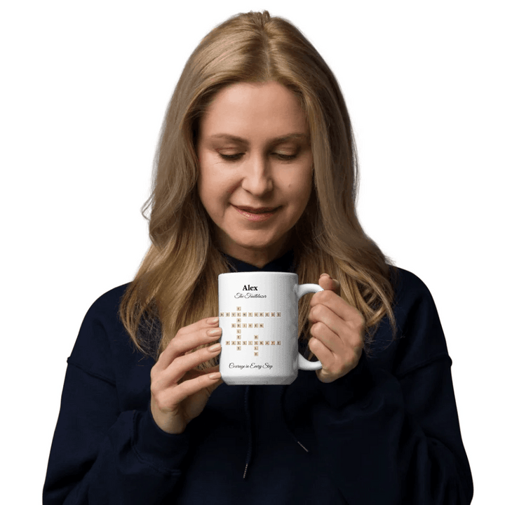 Custom Zodiac Word Tile Ceramic Mug - ARTFULANE