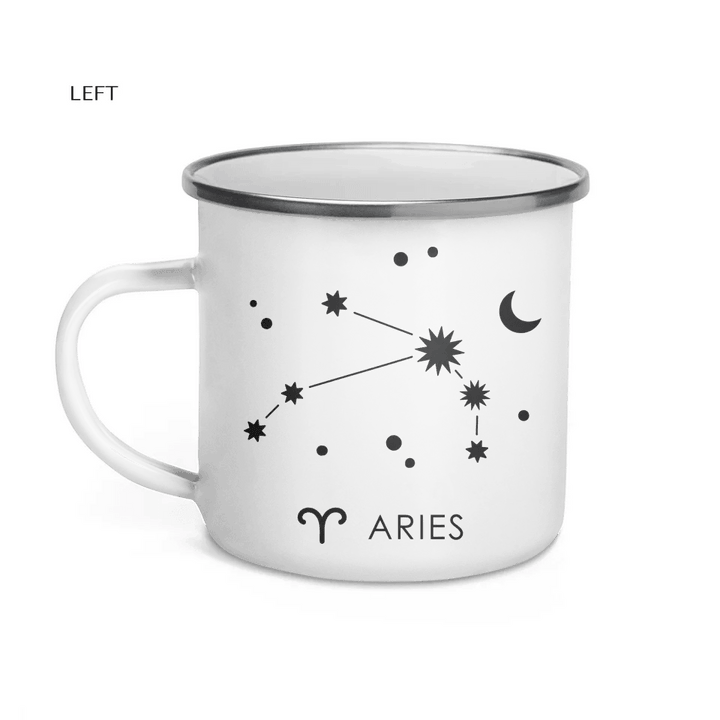 Custom Zodiac Word Tile Ceramic Mug - ARTFULANE