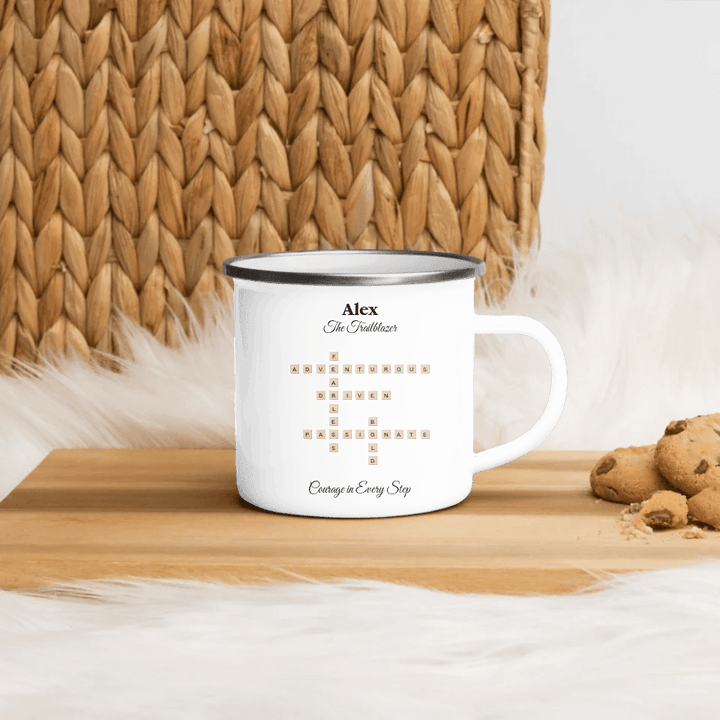 Custom Zodiac Word Tile Ceramic Mug - ARTFULANE