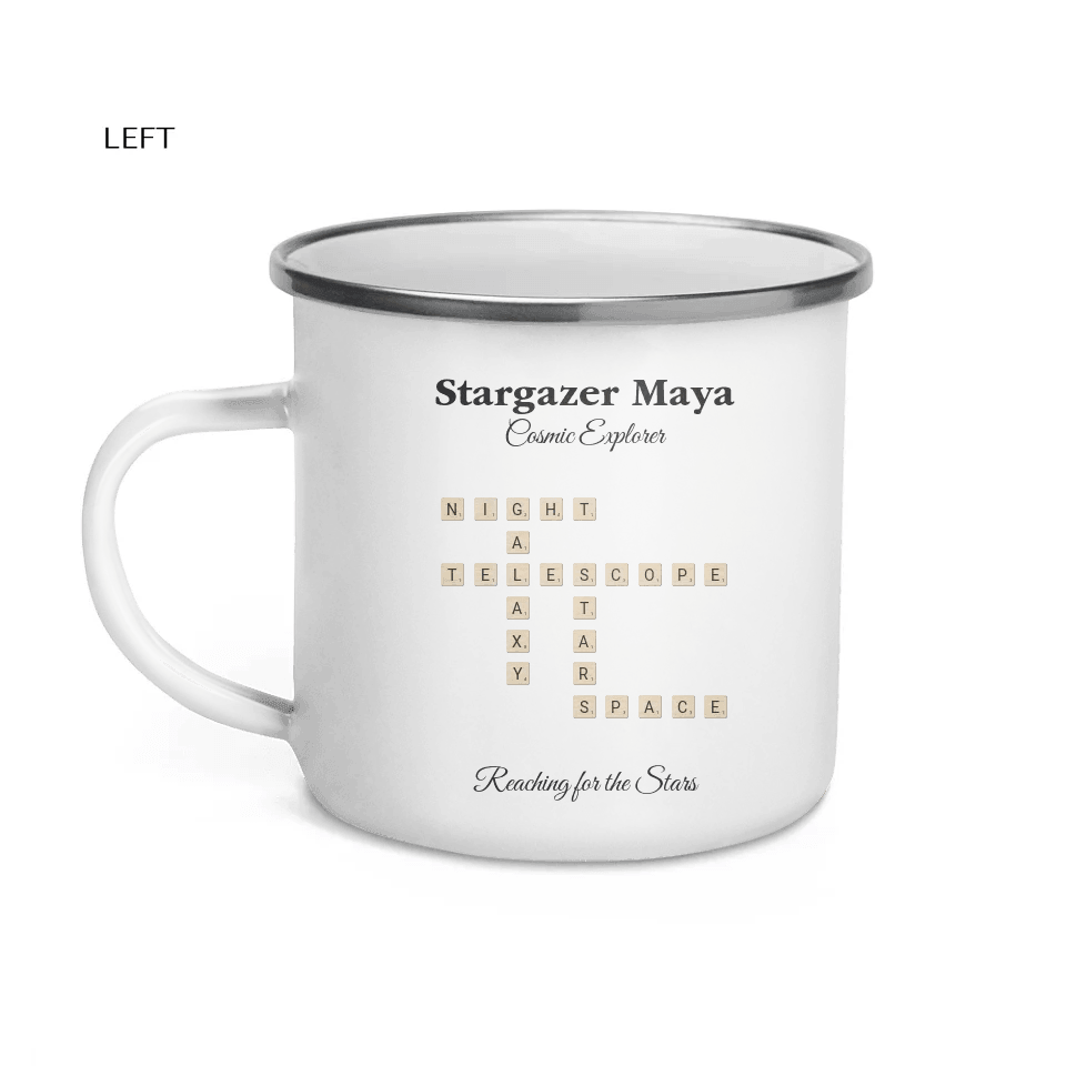 Custom Hobbies Word Tile Mug - ARTFULANE