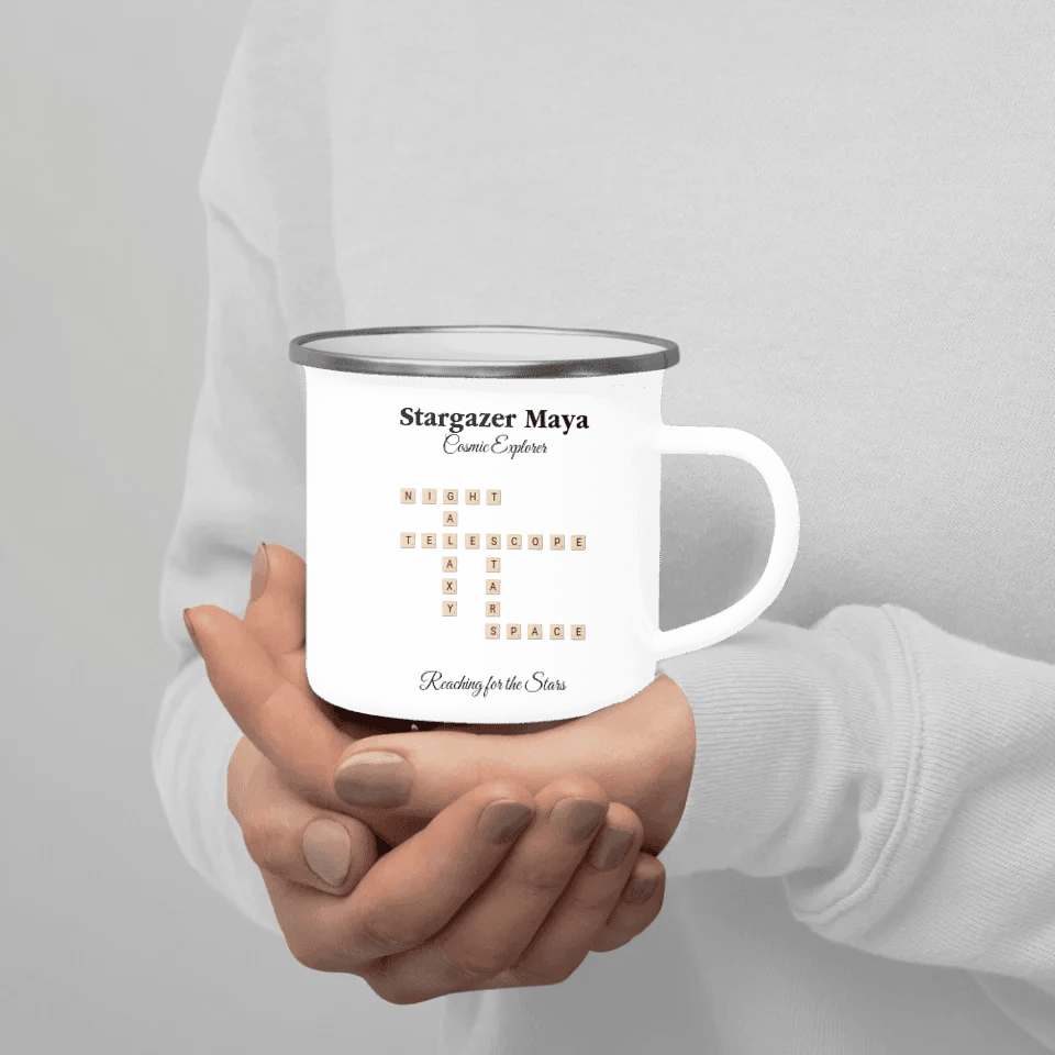 Custom Hobbies Word Tile Mug - ARTFULANE