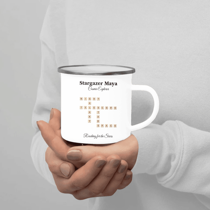 Custom Hobbies Word Tile Mug - ARTFULANE