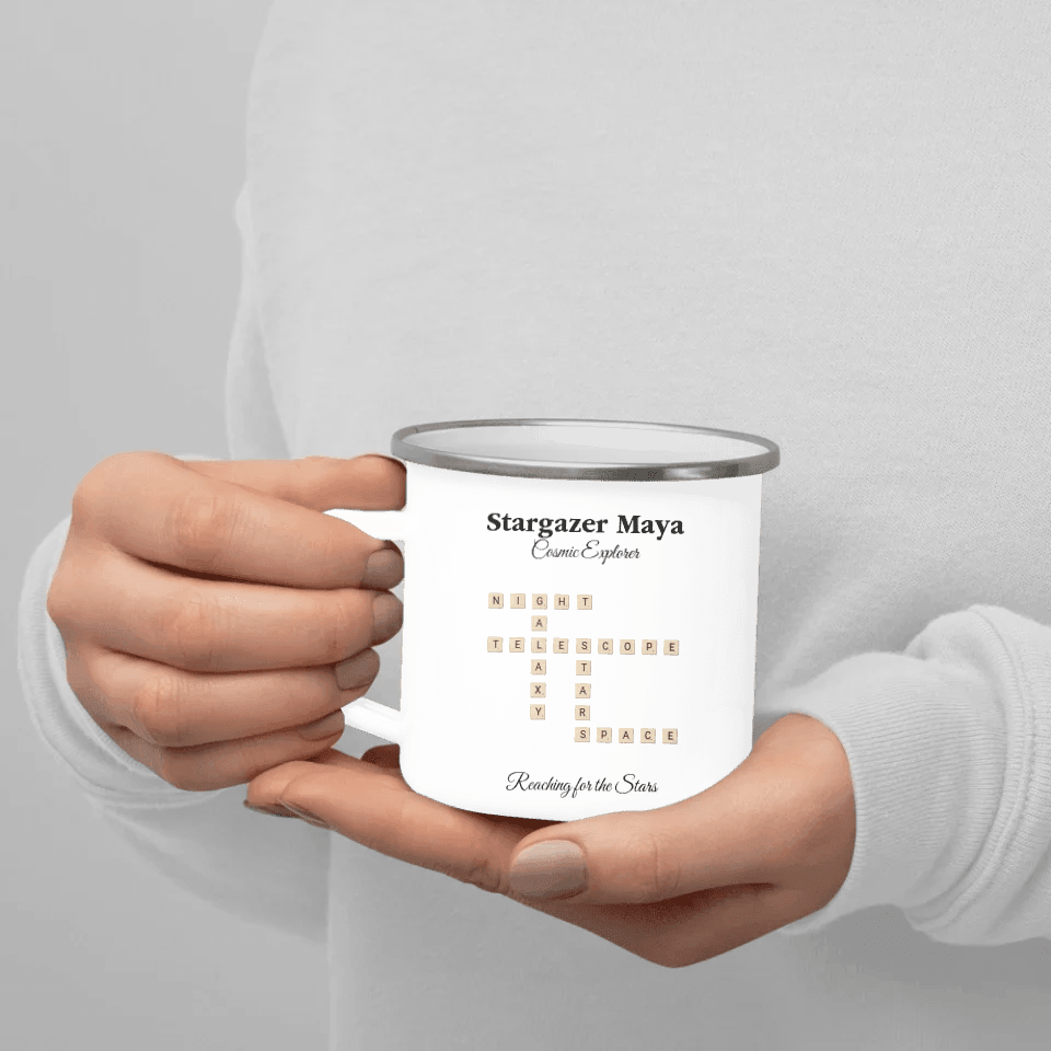 Custom Hobbies Word Tile Mug - ARTFULANE