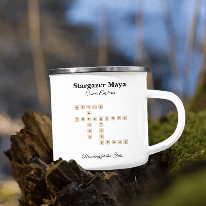 Custom Hobbies Word Tile Mug - ARTFULANE