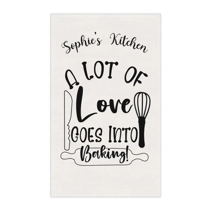 Custom Baking Quote Kitchen Linens - ARTFULANE