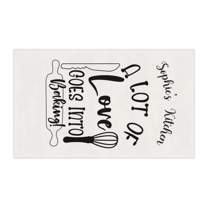 Custom Baking Quote Kitchen Linens - ARTFULANE