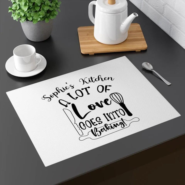 Custom Baking Quote Kitchen Linens - ARTFULANE