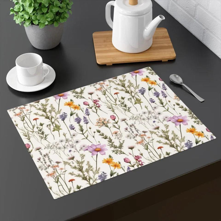 Custom Monogram Floral Frame Kitchen Linens - ARTFULANE