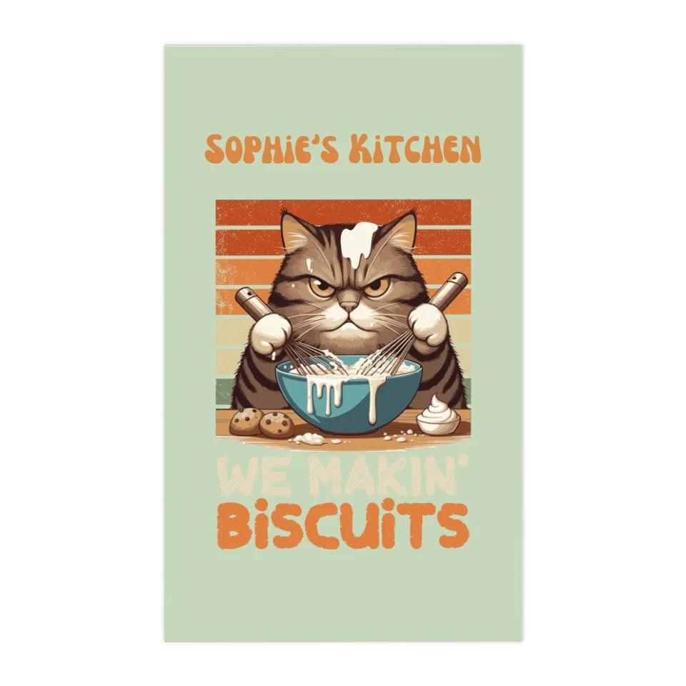 Custom Retro Graphic Kitchen Linens - ARTFULANE