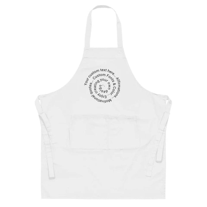 Custom Spiral Text Kitchen Linens - ARTFULANE