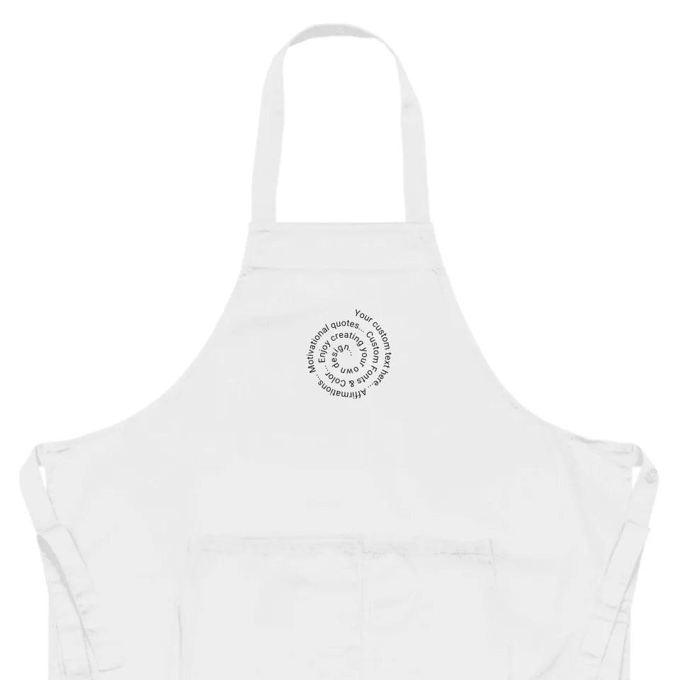 Custom Spiral Text Kitchen Linens - ARTFULANE