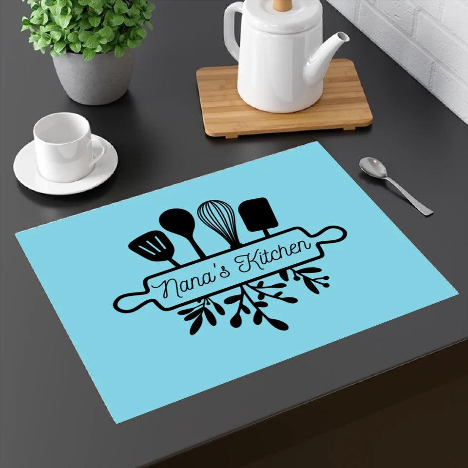 Custom Utensils Monogram Kitchen Linens - ART-KLN474 - ARTFULANE