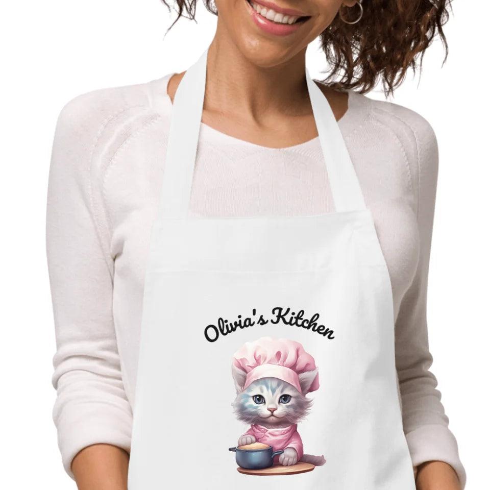 Custom Cat Chef Cooking Kitchen Linens - ARTFULANE