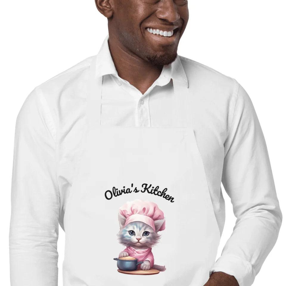 Custom Cat Chef Cooking Kitchen Linens - ARTFULANE