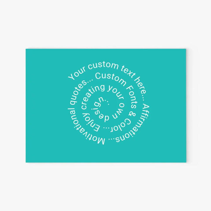 Custom Spiral Text Kitchen Accessories - ARTFULANE