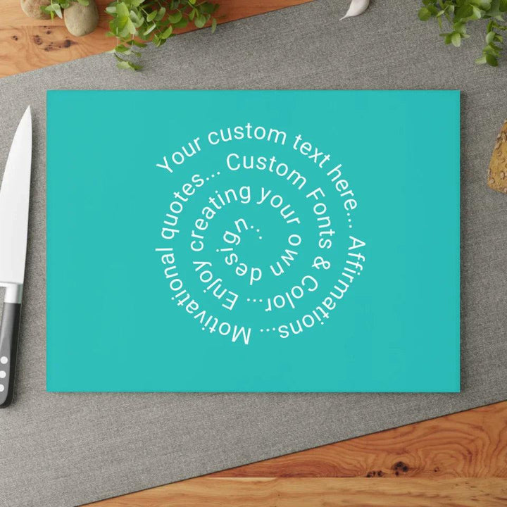 Custom Spiral Text Kitchen Accessories - ARTFULANE