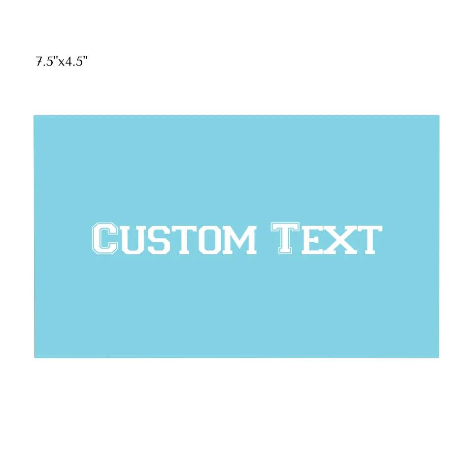 Custom Text Car Accessories - ARTFULANE