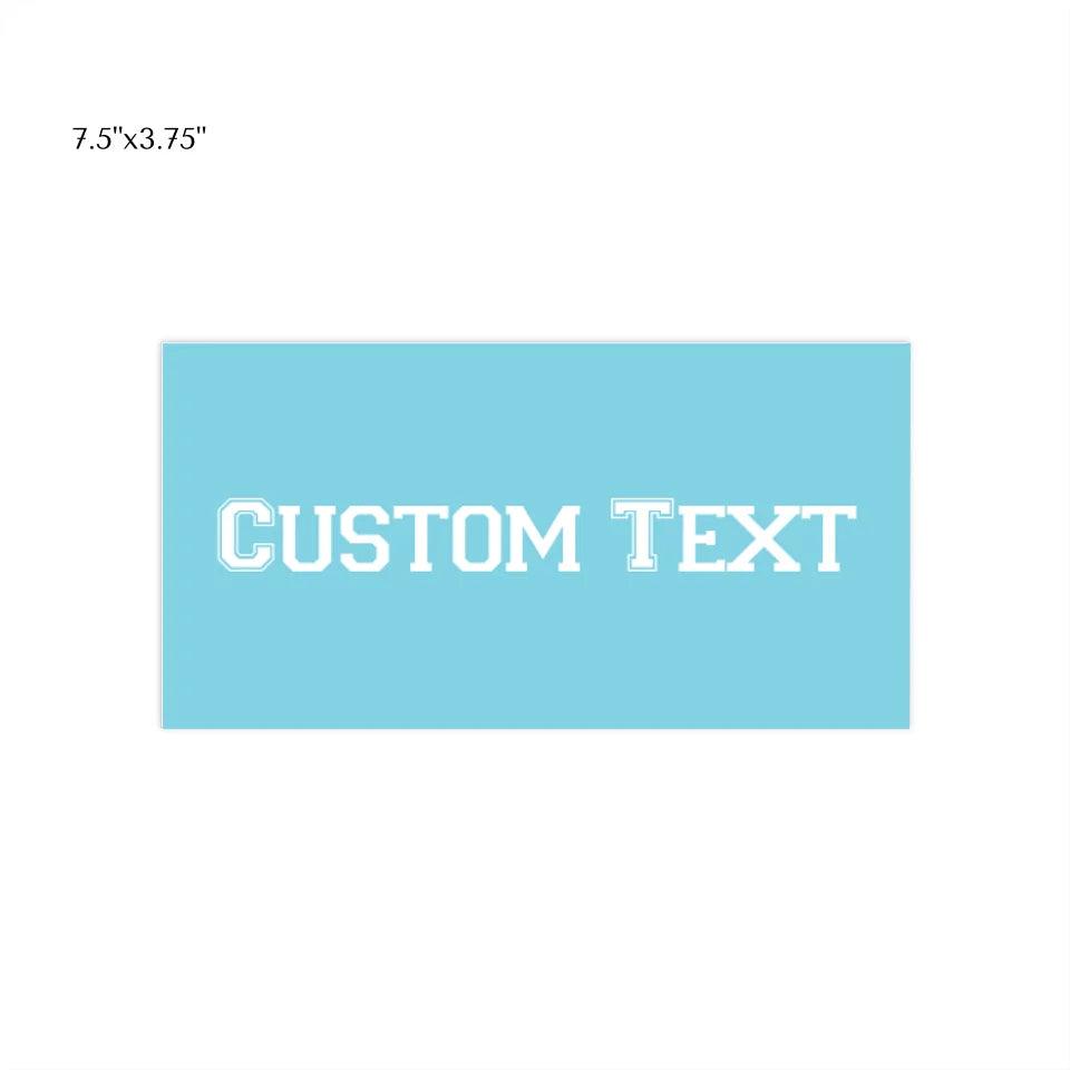 Custom Text Car Accessories - ARTFULANE