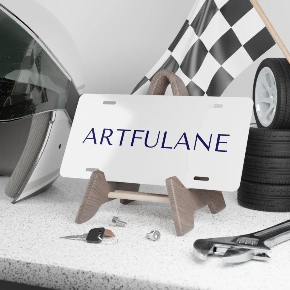 Custom Text Car Accessories - ARTFULANE