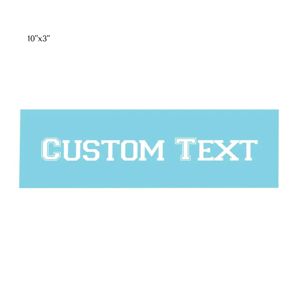 Custom Text Car Accessories - ARTFULANE