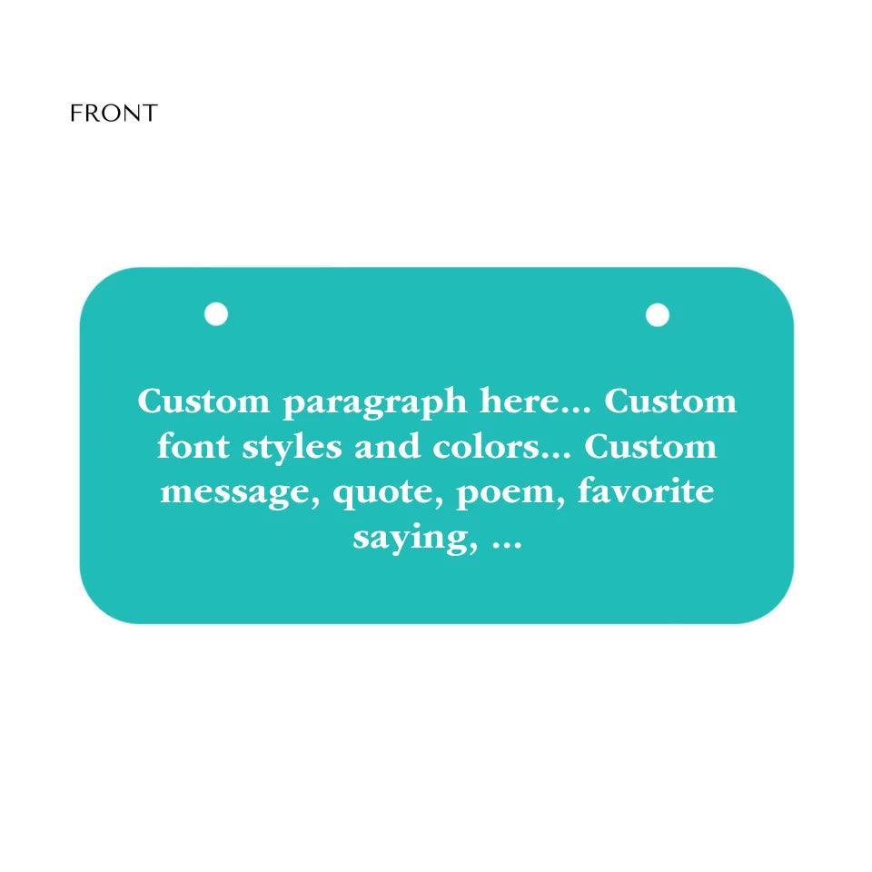 Custom Paragraph Car Accessories - ARTFULANE