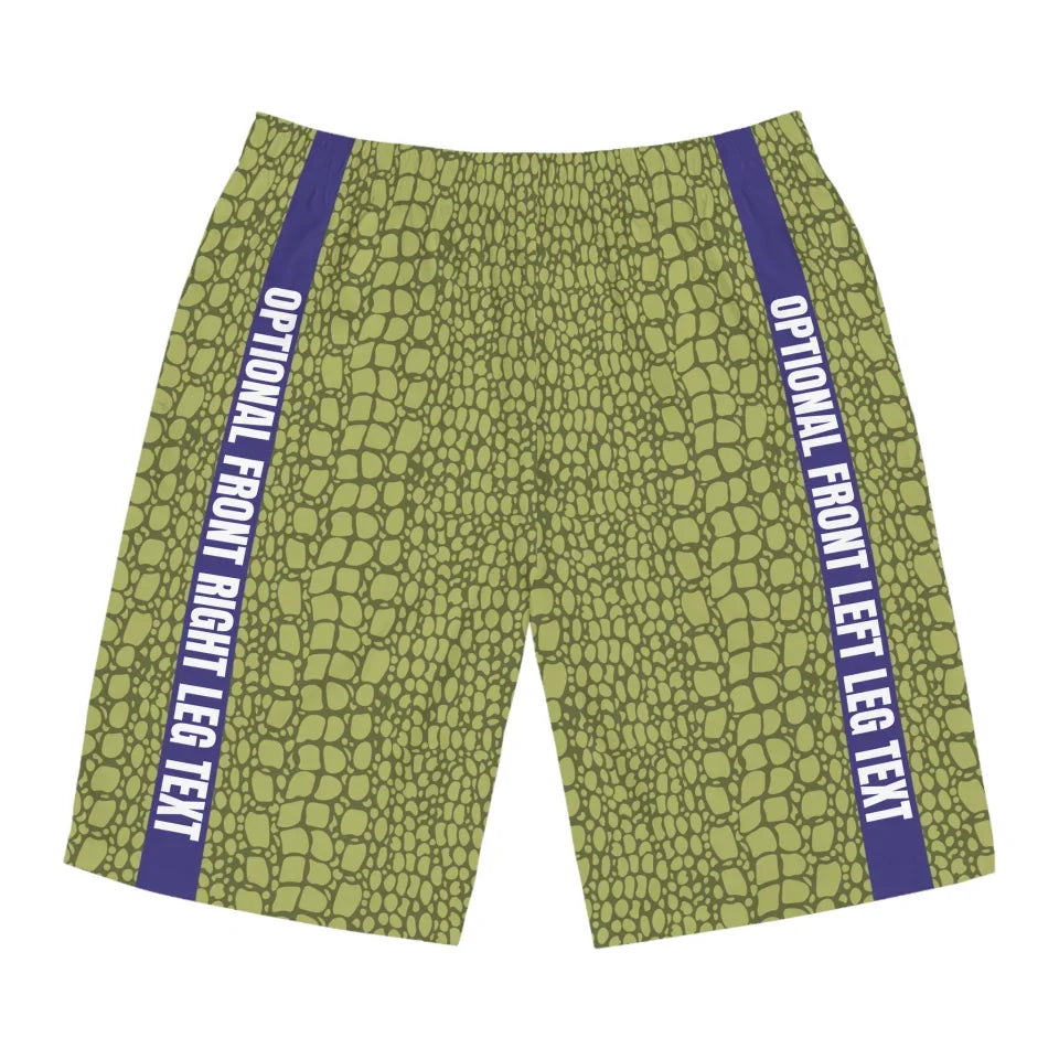 animal-print-men's-board-shorts-Front