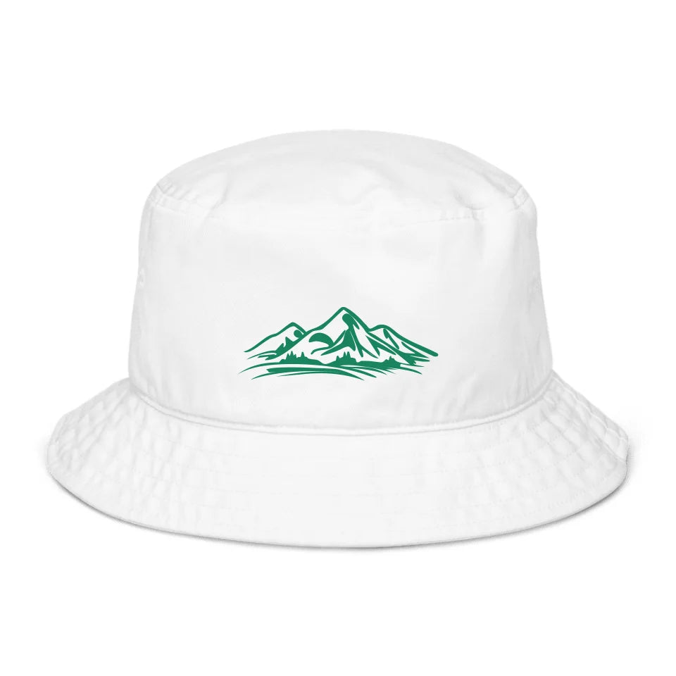 Custom Mountain Embroidered Organic Hats