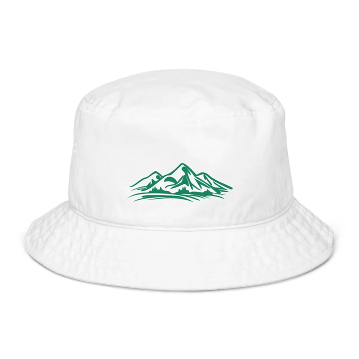 Custom Mountain Embroidered Organic Hats