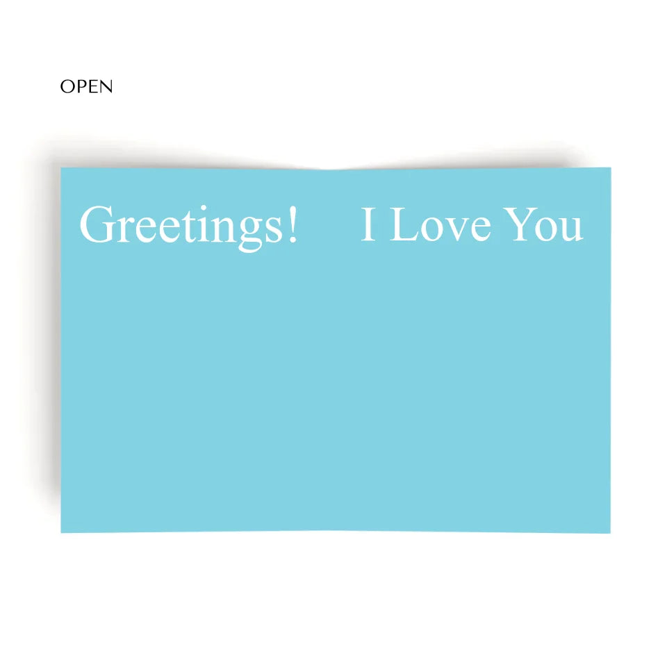 greeting card Inside Open